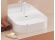 Ravak Umyvadlo Ceramic Slim Wall O 55, s otvorem pro baterii, s přepadem, bílá