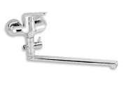 Novaservis Umyvadlová paneláková baterie Titania Iris, 100 mm, chrom, nástěnná, bez příslušenství,  94473/1,0