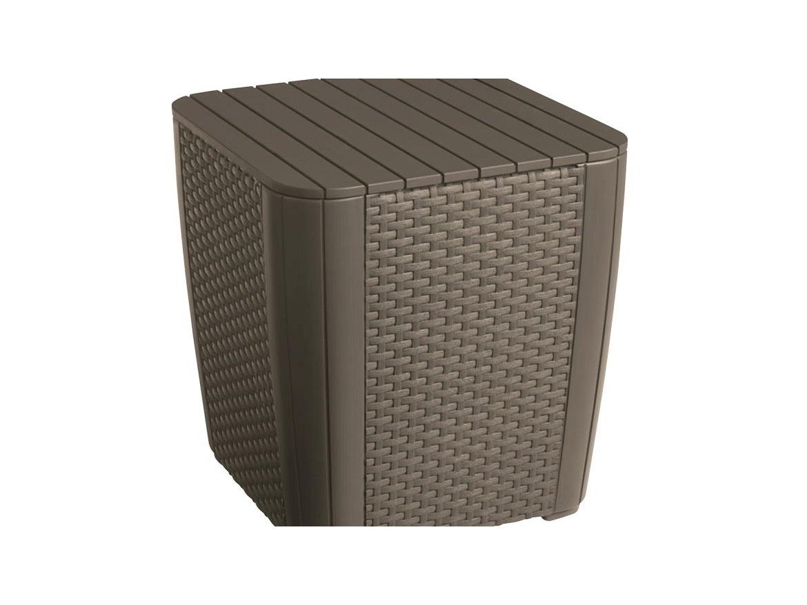 Keter Zahradní stůl Luzon Flat - 39 x 39 x 42,5 cm - cappuccino