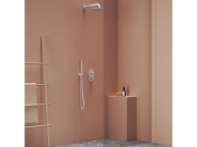 Ravak 706.00CR Podomítkový vývod s držákem, chrom