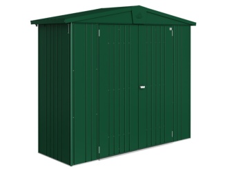 Biohort kerti fészerek –  Europa 2A, stříbrná metalíza s jednokřídlými dveřmi