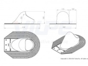 Vilpe Průchodový prvek HS pro šindelovou/břidlicovou krytinu