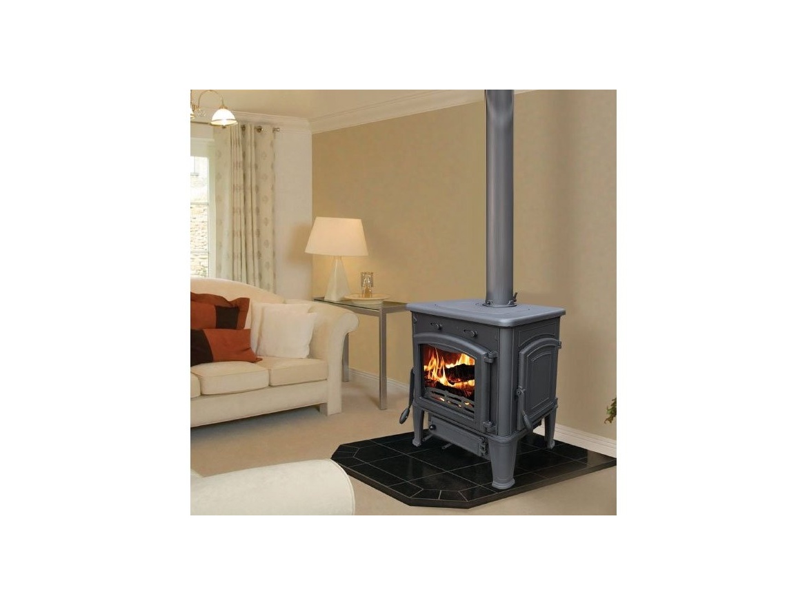 Liatinové krbové kachle s varnými platňami a externým prívodom Ferguss Short L 10,8 kW