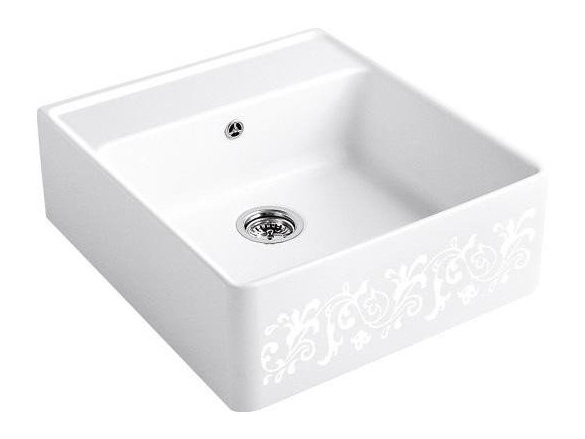 Kuchyňské dřezy Villeroy & Boch Single 595 White Pearl