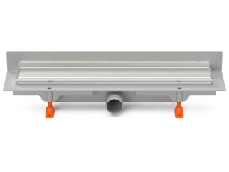 Žlaby Chuděj –  Chuděj LZB/N 40 (ke stěně) 350 mm, Klasszikus / Floor, fényes, K3