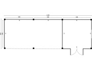 Tuindeco Flachdach Stavanger type XL, zusammensetzung 4, unbehandelt
