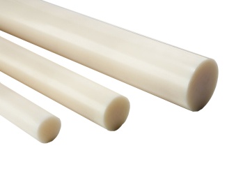 Rudak –  Polyamidové tyče PA6 Röchling 1000 mm, neutrální / přírodní, 80 mm