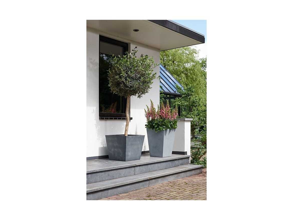 Keter Květináč Beton Conic Square Planter 40 L - šedý