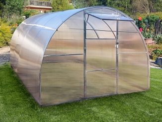 Obloukové skleníky s podezdívkou –  Smarty 12 x 3 m polykarbonát 4 mm S123