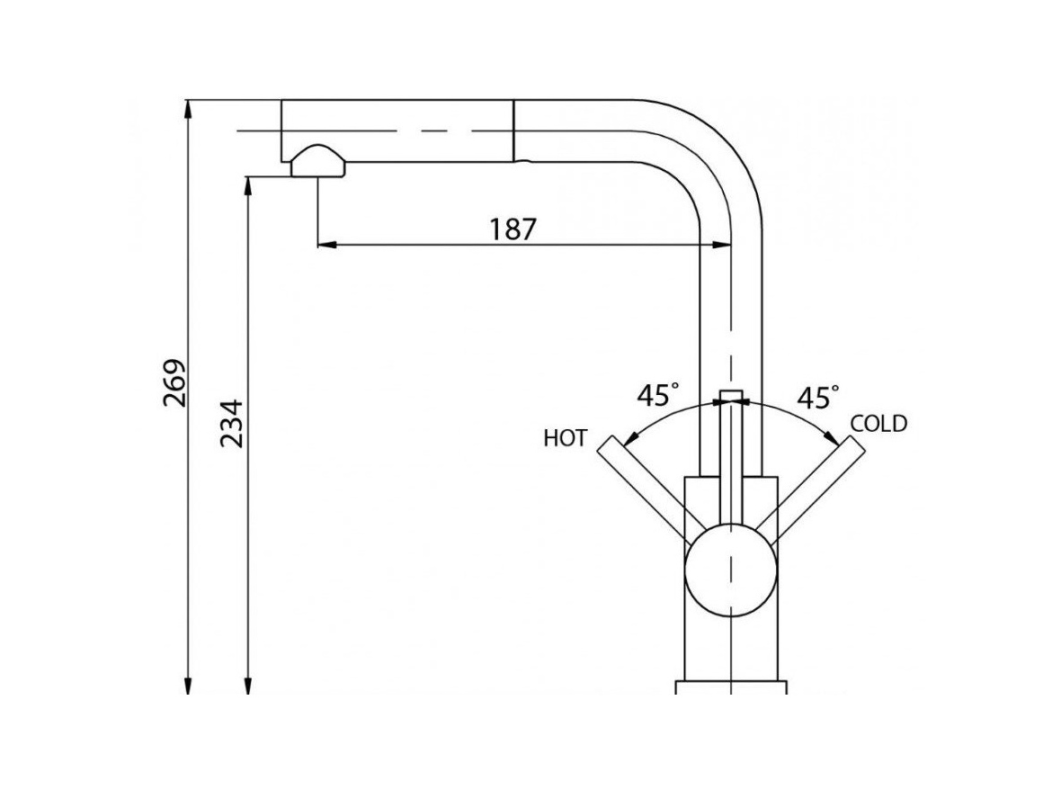 Kuchyňské baterie Helika Modus 2383