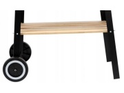 Garden Line Zahradní gril s bočními policemi a kolečky 93x42x84 cm