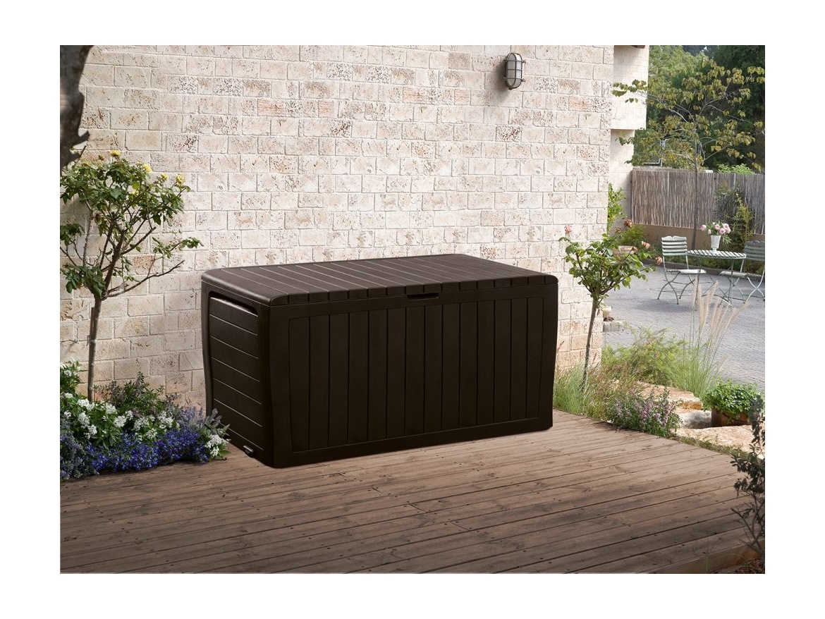 Keter Keter Marvel Plus - zahradní úložný box 270 L - 116,7 x 44,7 x 57 cm - hnědý