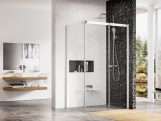 Ravak MSDPS 110x80 L, satin+transparent