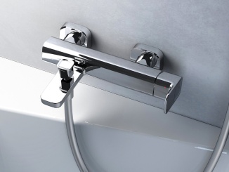 Vanové – Ravak TD 022.00CR Vanová nástěnná baterie bez sprchového setu, chrom