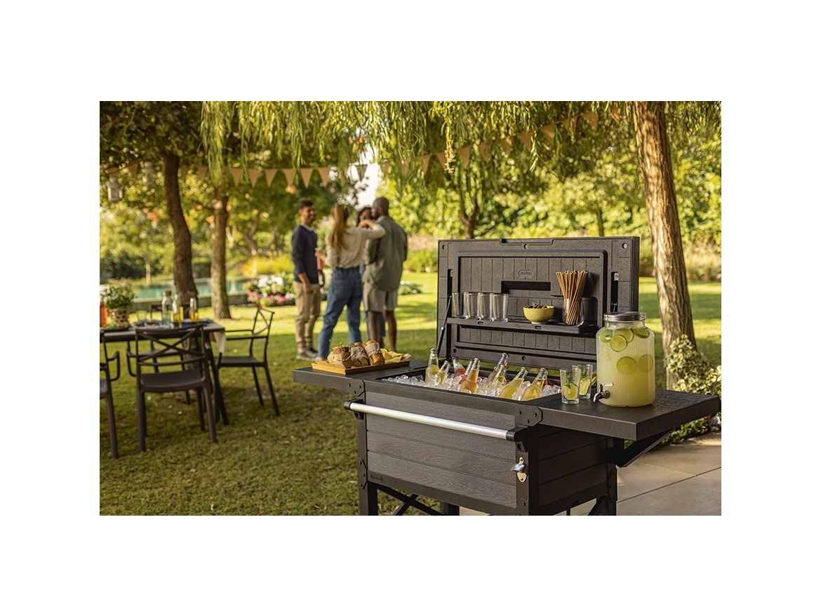 Keter Zahradní stůl  Patio Cooler šedý