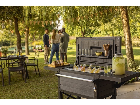 Keter Zahradní stůl  Patio Cooler šedý