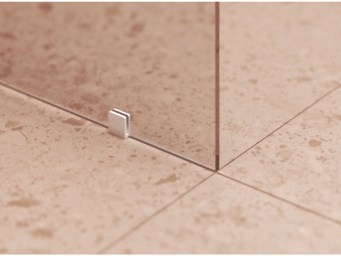 Ravak Walk-In Corner Set 110x80, čierna+transparent