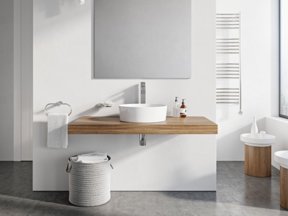 Ravak Umývadlo Uni 40, bez otvoru pre batériu, bez prepadu, biela