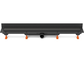 Technická sanita –  Chuděj LZB 40 Black (ke stěně) 950 mm, Klasik / Floor, K3