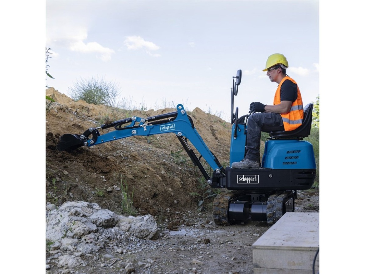 Scheppach EXC 815 - minibagr