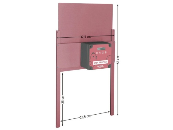 Scobax Automatické otevírání a zavírání kurníku EasyProtect 30x33 ROSE - kompletní sada