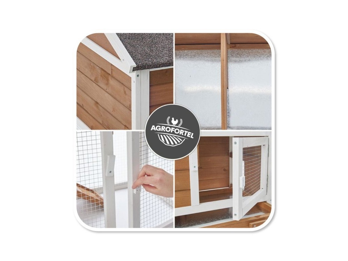 Dřevěná králíkárna Scobax Wiggles