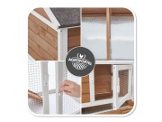 Dřevěná králíkárna Scobax Wiggles