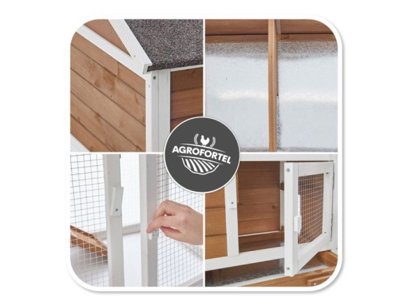 Dřevěná králíkárna Scobax Wiggles