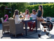 Keter Zahradní stůl Girona - 160 x 90 x 74 cm - grafitový