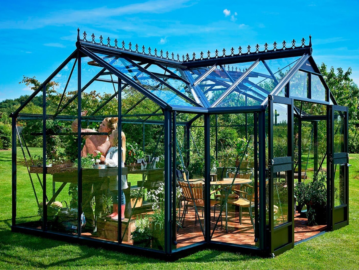 Viktoriánus üvegház/narancsház Juliana Orangeri