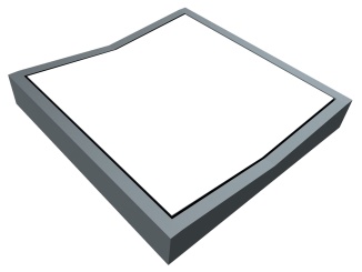 Příslušenství pro Vlček myjava® mříž bez rámu prohnutá 600x600 C250 600 x 600 mm, C250