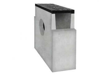 Vízelvezetés és vízelvezetés –  Gutta B125 (spádová)