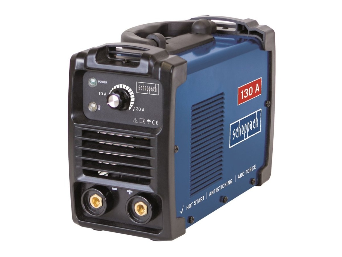 Svářecí invertor 130 A s příslušenstvím Scheppach WSE860