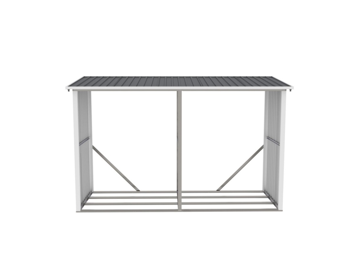 G21 Přístřešek na dřevo  WOH 682 - 302 x 119 cm, antracitový