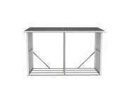 G21 Přístřešek na dřevo  WOH 682 - 302 x 119 cm, antracitový