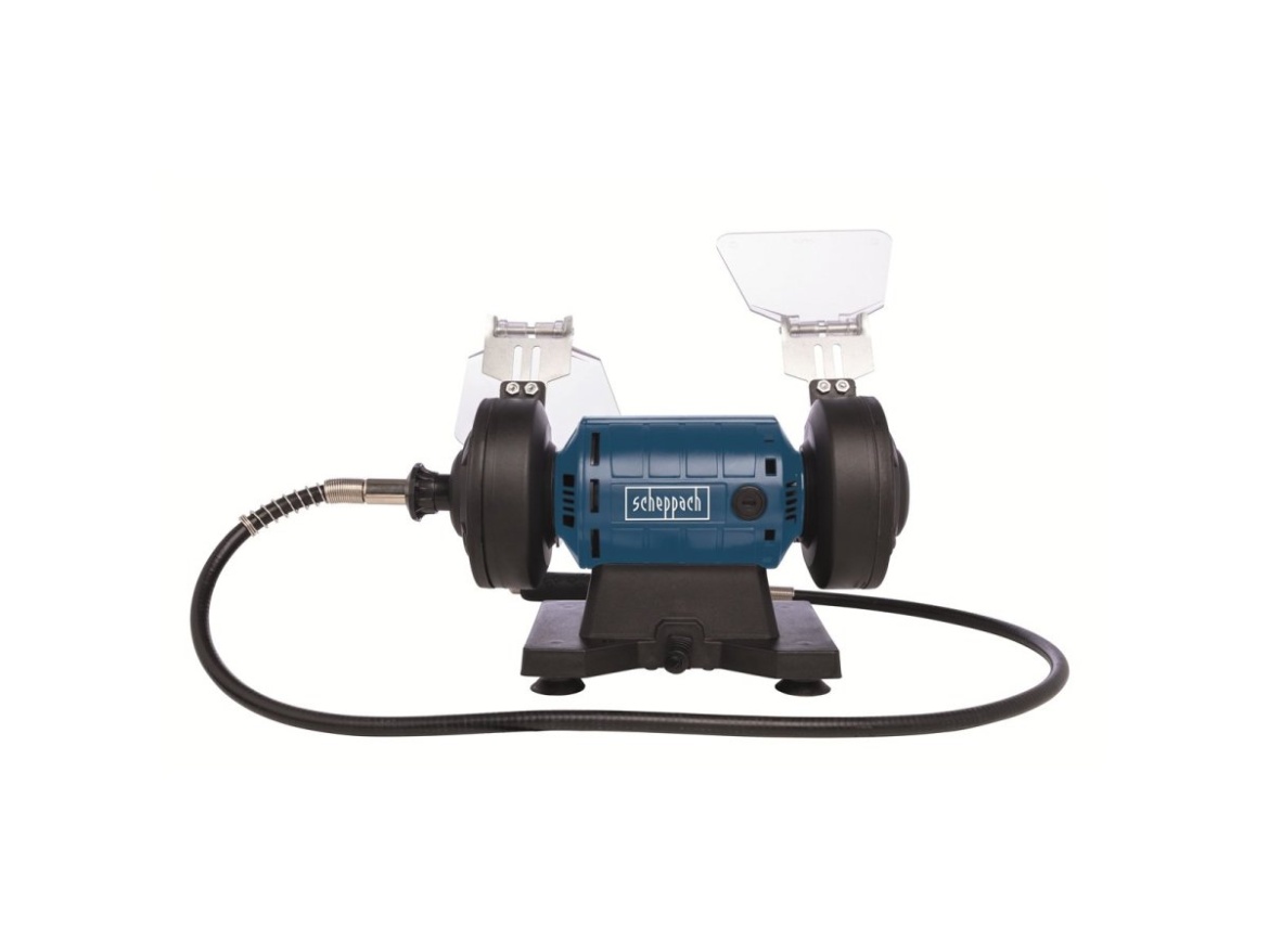 Kéttárcsás csiszoló/polírozó Flexidrive rendszerrel Scheppach HG 35