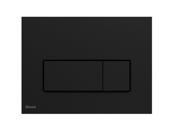 Ravak WC tlačidlo Uni slim, čierna