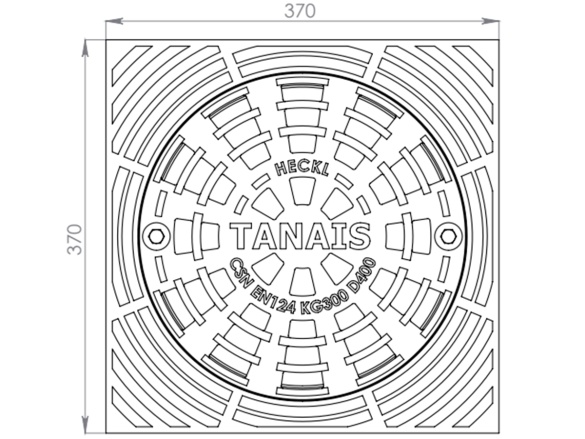 Vtoková mříž Heckl Tanais