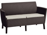 Keter Zahradní set  Salemo 2 Seater Sofa - hnědá / béžová