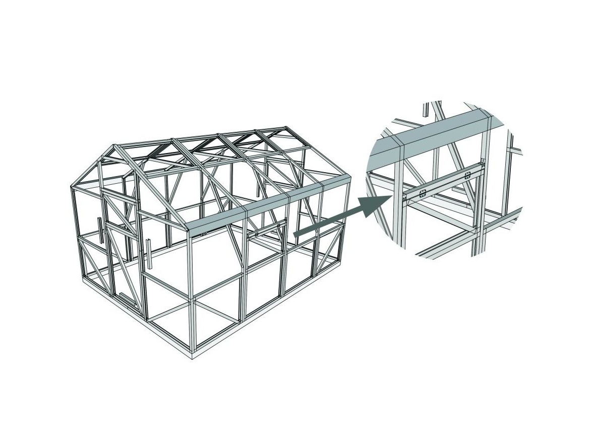 Weis A Okno pro zahradní skleníky Weisa VICTORIA
