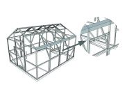 Weis A Okno pro zahradní skleníky Weisa VICTORIA