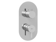 Ravak ES 068.60RGB.O3.RB07F Podomietková batéria 3-cestná pre R-box, ružové zlato kefované