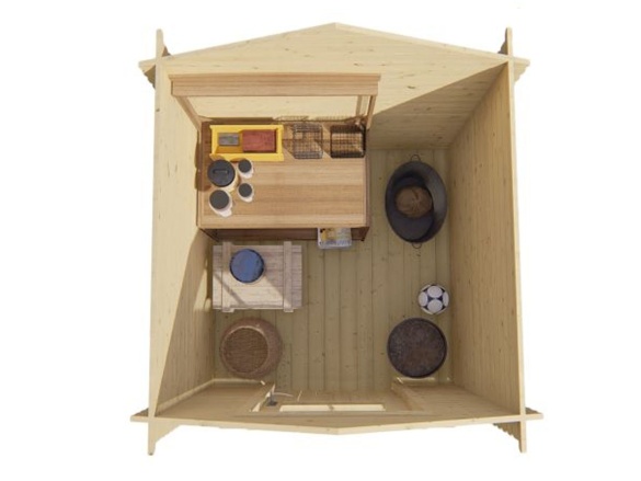 Drevený záhradný domček Tuindeco Richard