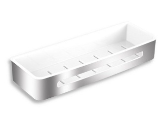 Novaservis –  Novaservis Polička sprchová Bílá/chrom, leštěná nerez, , 65585,4