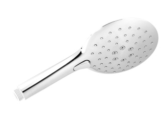 Koupelna a WC –  Novaservis Sprchová hlavice, 3 druhy proudu, ruční, chrom, průměr 130 mm,  RU/776,0