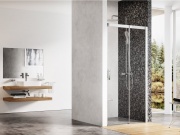 Ravak MSD2 120 L, satin+transparent