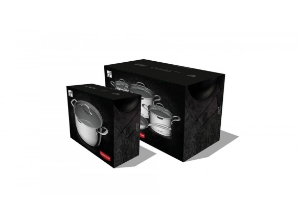 G21 Sada nádobí  Gourmet Miracle s hrncem navíc, 11 dílů, nerez/greblon