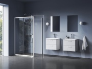 Ravak NBLPS 80, čierna+transparent