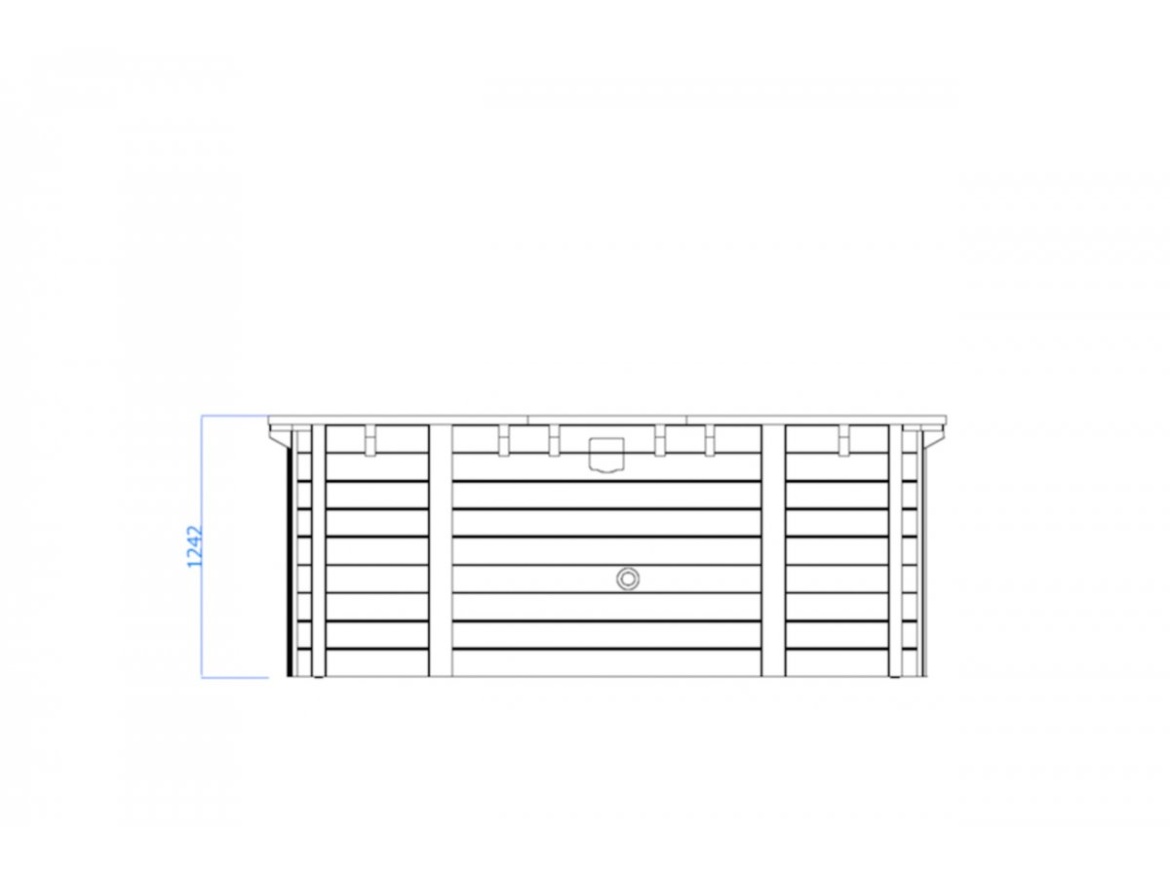 Zahradní bazén Tuindeco Santa Cruz