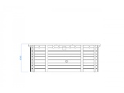 Zahradní bazén Tuindeco Santa Cruz